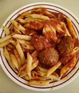 Doug's Turkey/Beef Meatballs: 2 meatballs = 1 serving