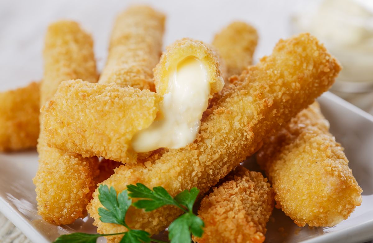 Faux Fried Cheese Sticks