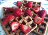 Food processor waffles (gluten and dairy free)