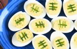 Fourth Down Deviled Eggs 