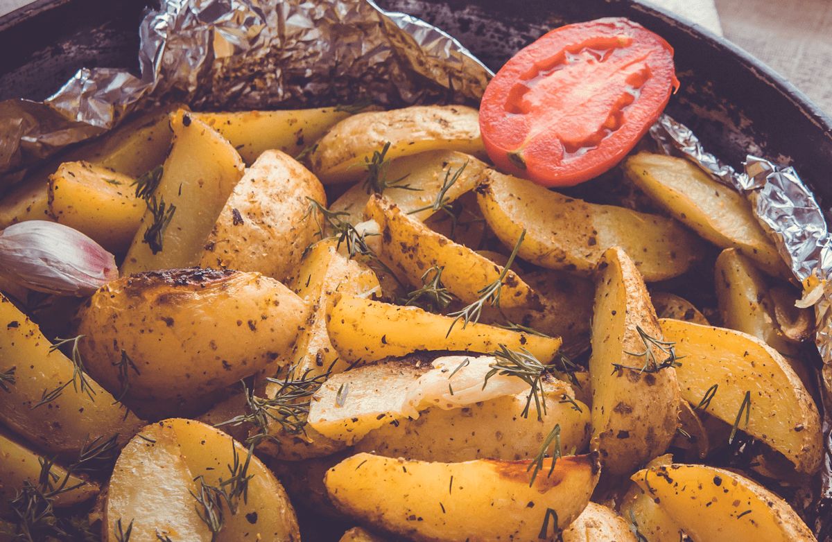 Garlic-Herb Potato Packs