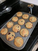 Gluten Free Blueberry Banana Bread Muffins