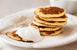 Greek Yogurt-Oatmeal Pancakes 