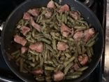 Green Beans with Pickle Pork
