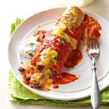 Ground Turkey & Black Bean Enchiladas