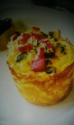 Ham and Broccoli mini Quiche