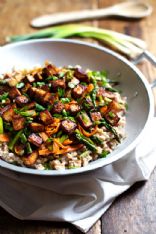 Honey Ginger Tofu and Veggie Stir Fry