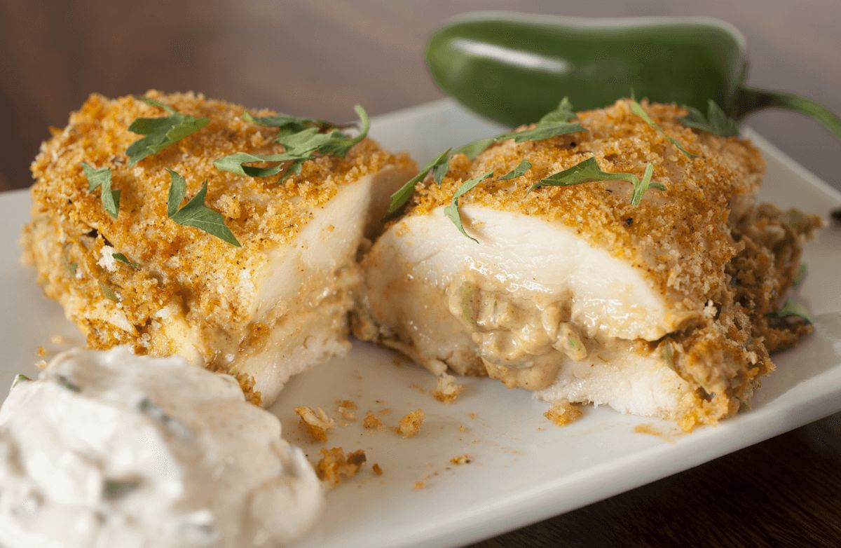 Jalapeno Popper Stuffed Chicken Breasts