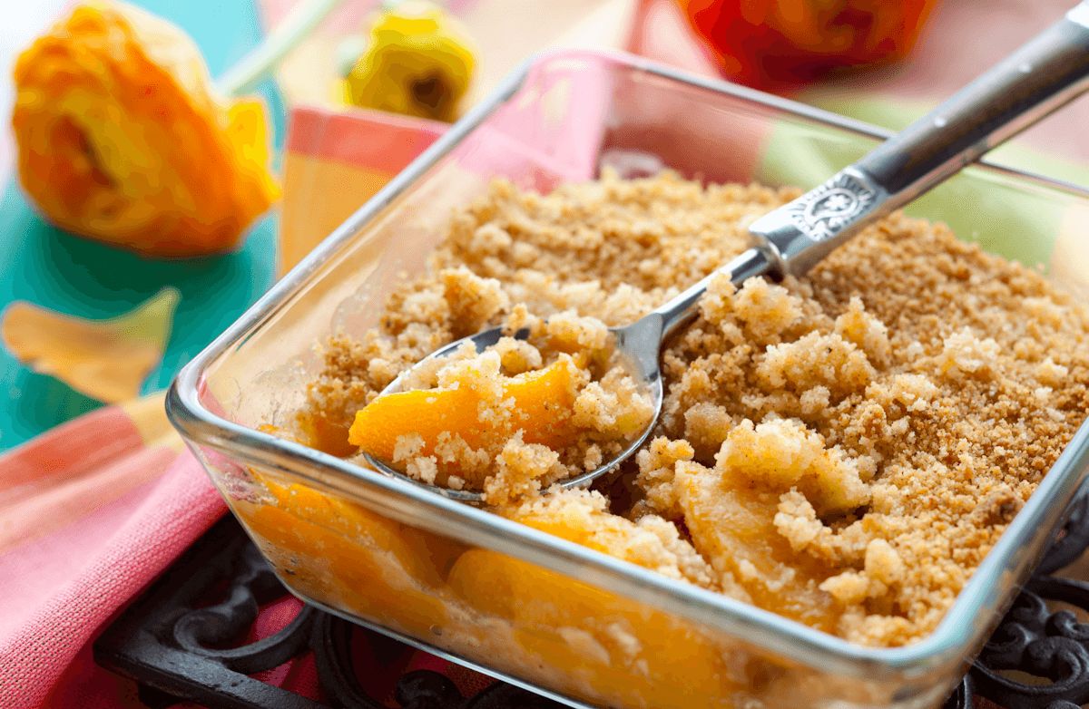 Katie's Summer  Peach Crisp