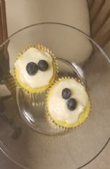 Lemon Blueberry Cupcakes with Cream Cheese Icing