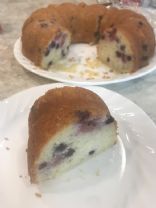 Summer Lemon Blueberry Raspberry Cake by Tamera