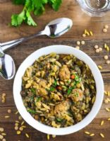Lentil, Orzo, and Sausage Stew