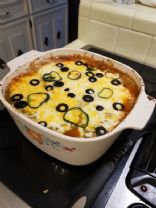 Low Carb Beef Enchilada Casserole