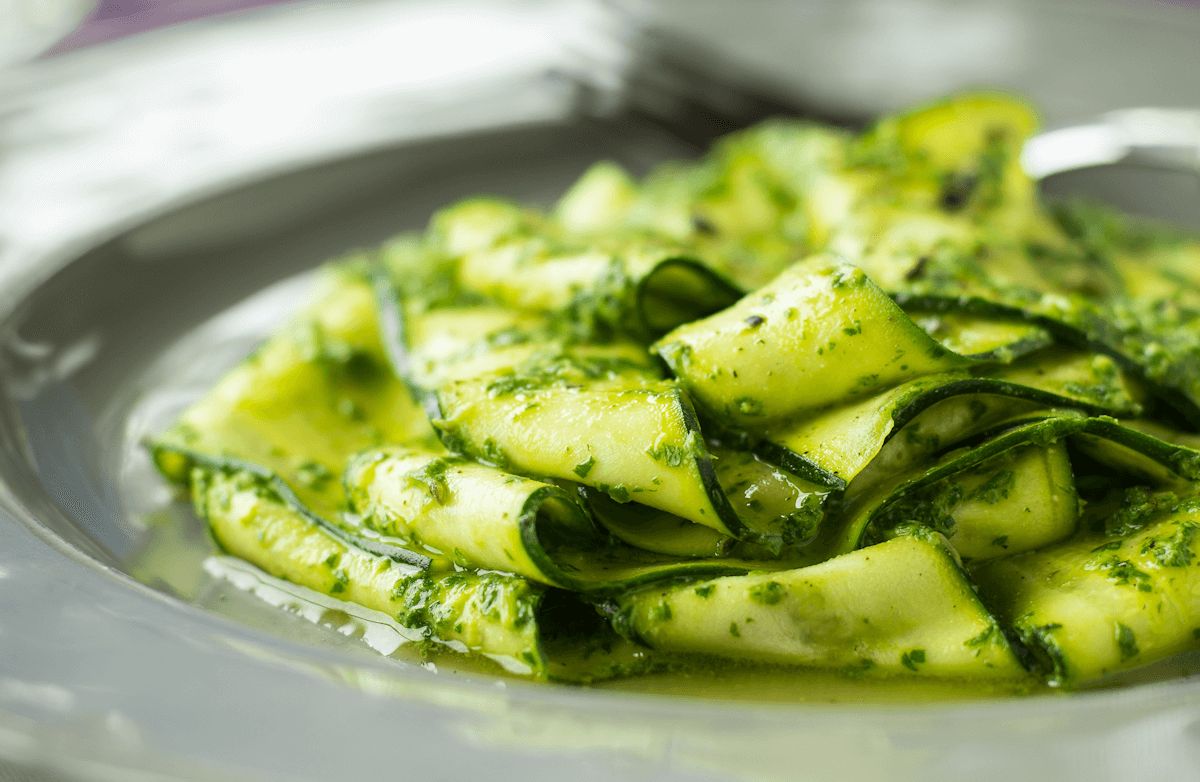 Low-Carb Zucchini Ribbon 'Pasta'