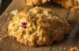 Low-Fat, Whole-Wheat, Fresh Strawberry and Dark Chocolate Scones