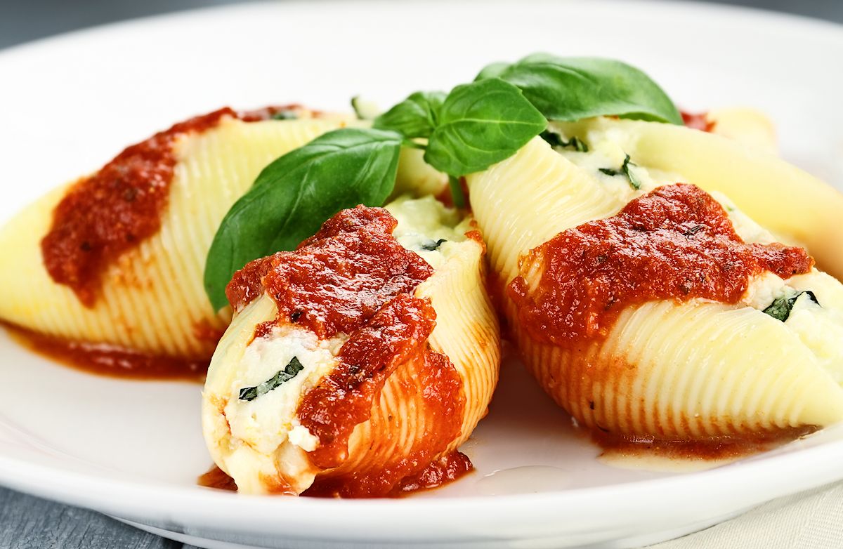 Low-Fat Vegetarian Stuffed Shells