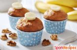 Low-Sugar Chai-Spiced Banana-Nut Muffins 