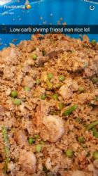 Low carb shrimp fried not rice