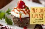 Meatloaf Cupcakes with Mashed Potato Frosting