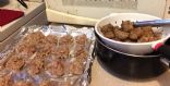 Mini Italian sausage and ground turkey meatballs 