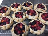 Mixed Berry and Peach Galette