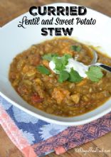 Moroccan Sweet Potato Stew w Lentils