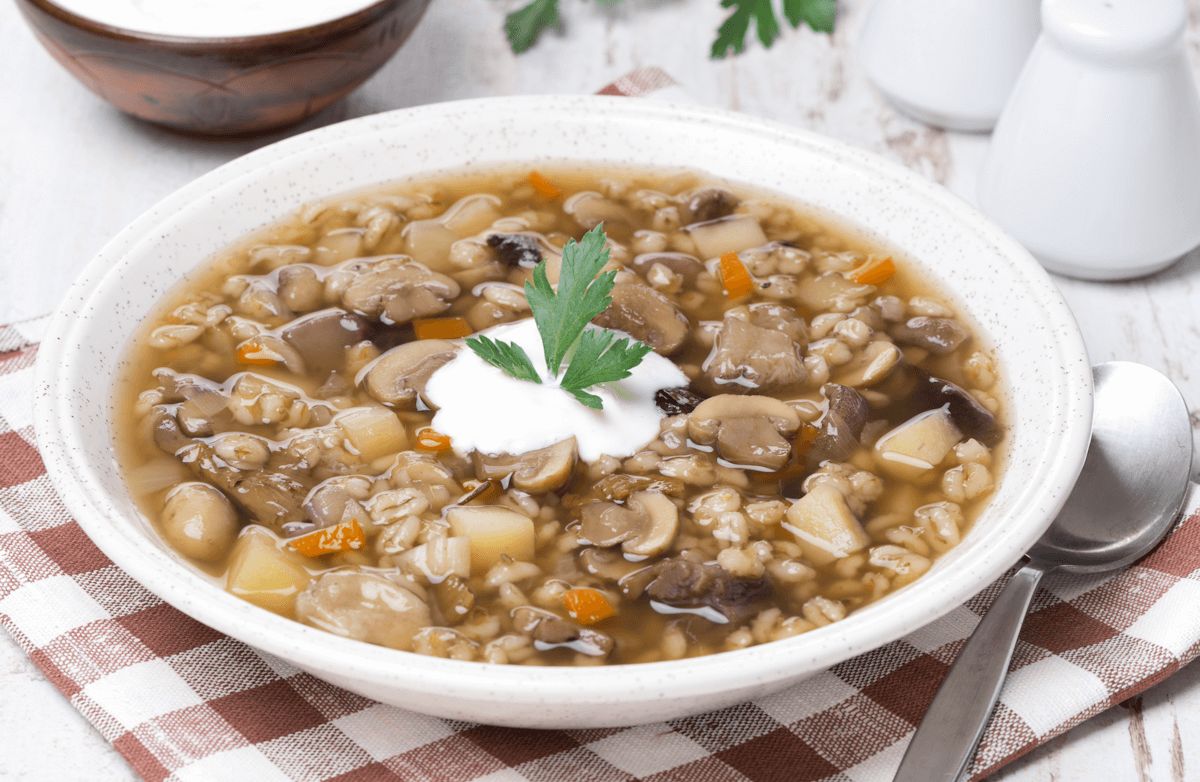 Mushroom Barley Soup