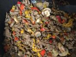 Mushroom and Sweet Pepper Steak