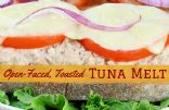 Opened Face Toasted Tuna Melts