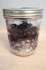 Overnight Blueberry Walnut Oats