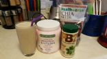 PB2 Banana Shake with Chia Seeds