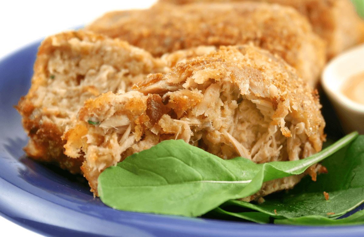 Parmesan Tuna Patties (low fat, low carb)