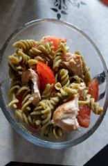 Pea pasta salad