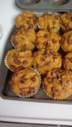 Peanut Butter Pumpkin Muffins