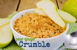 Pear Ginger Crumble