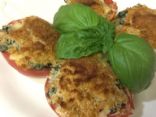 Parmesan and spinach Tomatoes