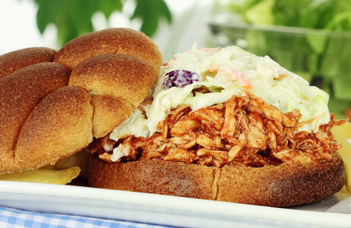 Pulled Chicken BBQ Sandwich