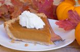 Pumpkin Pie with Crunchy Pumpkin Seed Crust 