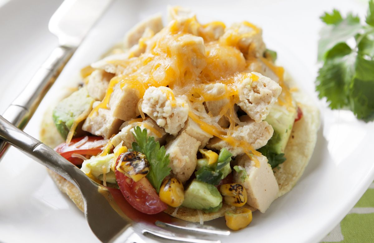 Quick & Easy Chicken Tostadas