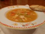 Quick Chicken Navy Bean Soup