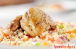 Quinoa con pollo (quinoa-chicken pilaf)