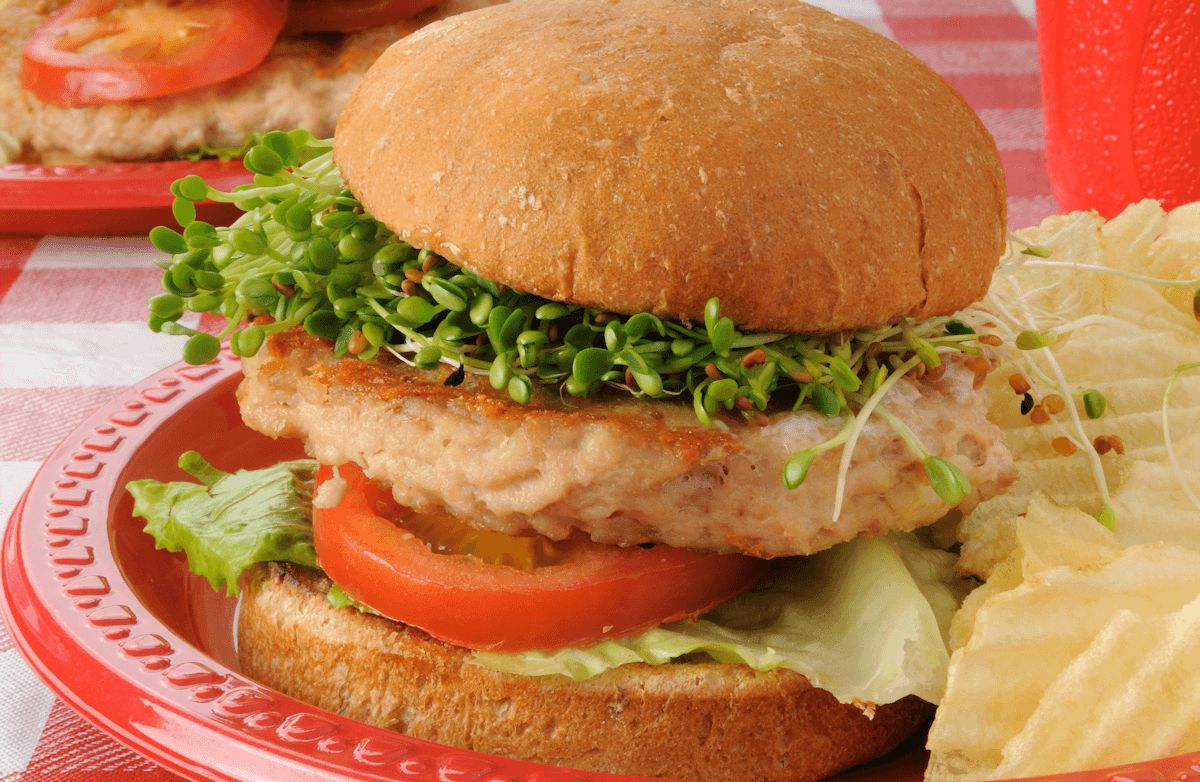 Ranch Cheddar Turkey Burgers