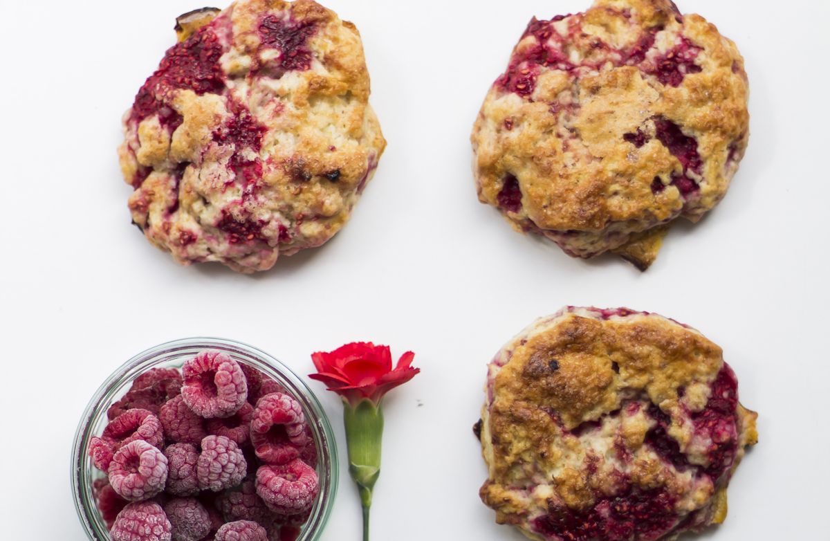 Raspberry-Lemon Scones