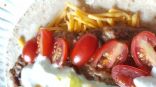 Refried beans w beef