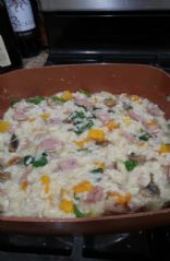 Risotto with Butternut Squash and Chicken Apple Sausage