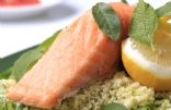 Roasted Salmon with Lemon Couscous and Asparagus