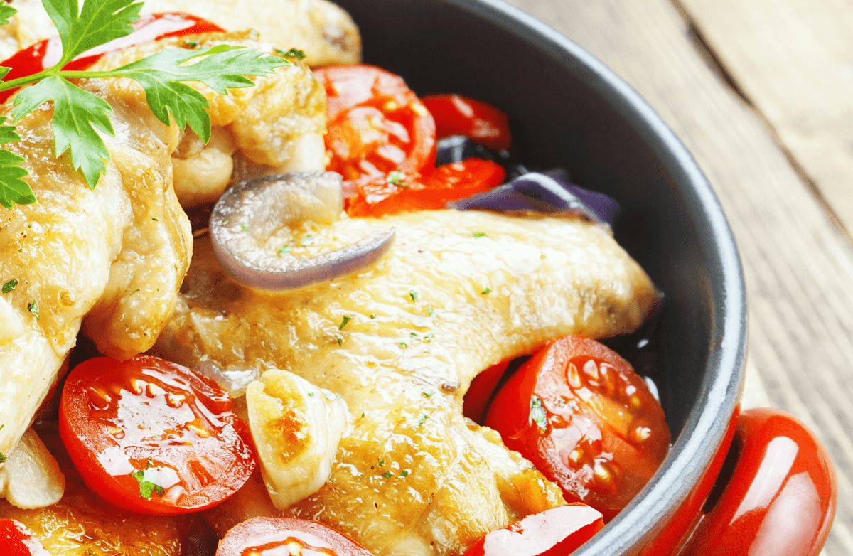 Sauteed Chicken with Cherry Tomatoes