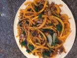 Savory Butternut Squash Noodles with Mushroom and Kale