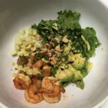 Shrimp and Avocado Salad with Curry Dressing