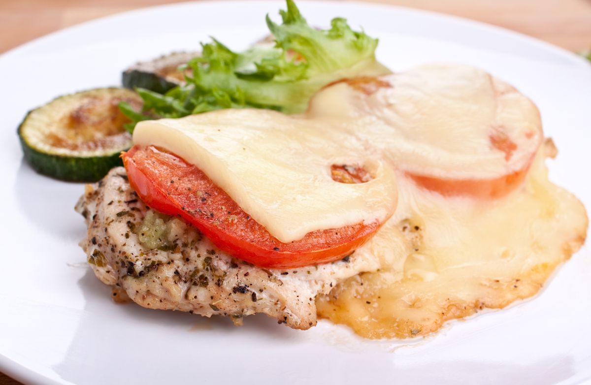 Single-Serving California-Style Chicken Cordon Bleu